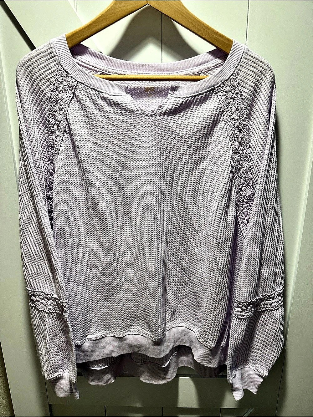 SO Women's Crew Neck Sweater in Purple Free People look-alike Medium